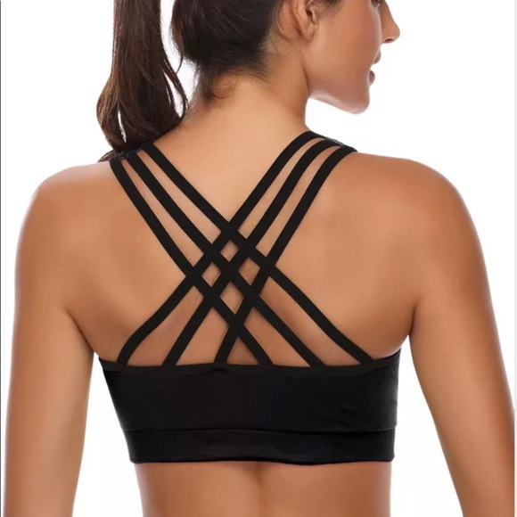 Super Comfy Sports Bra - Black - Picture 2 of 4